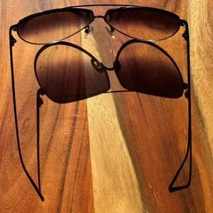 Diff Maeve Black Aviator Sunglasses DIFF Maeve 65mm Oversize Aviator Sunglasses | Nordstromrack main image 2